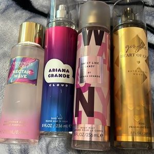 Bundle of 4 fragrance mists